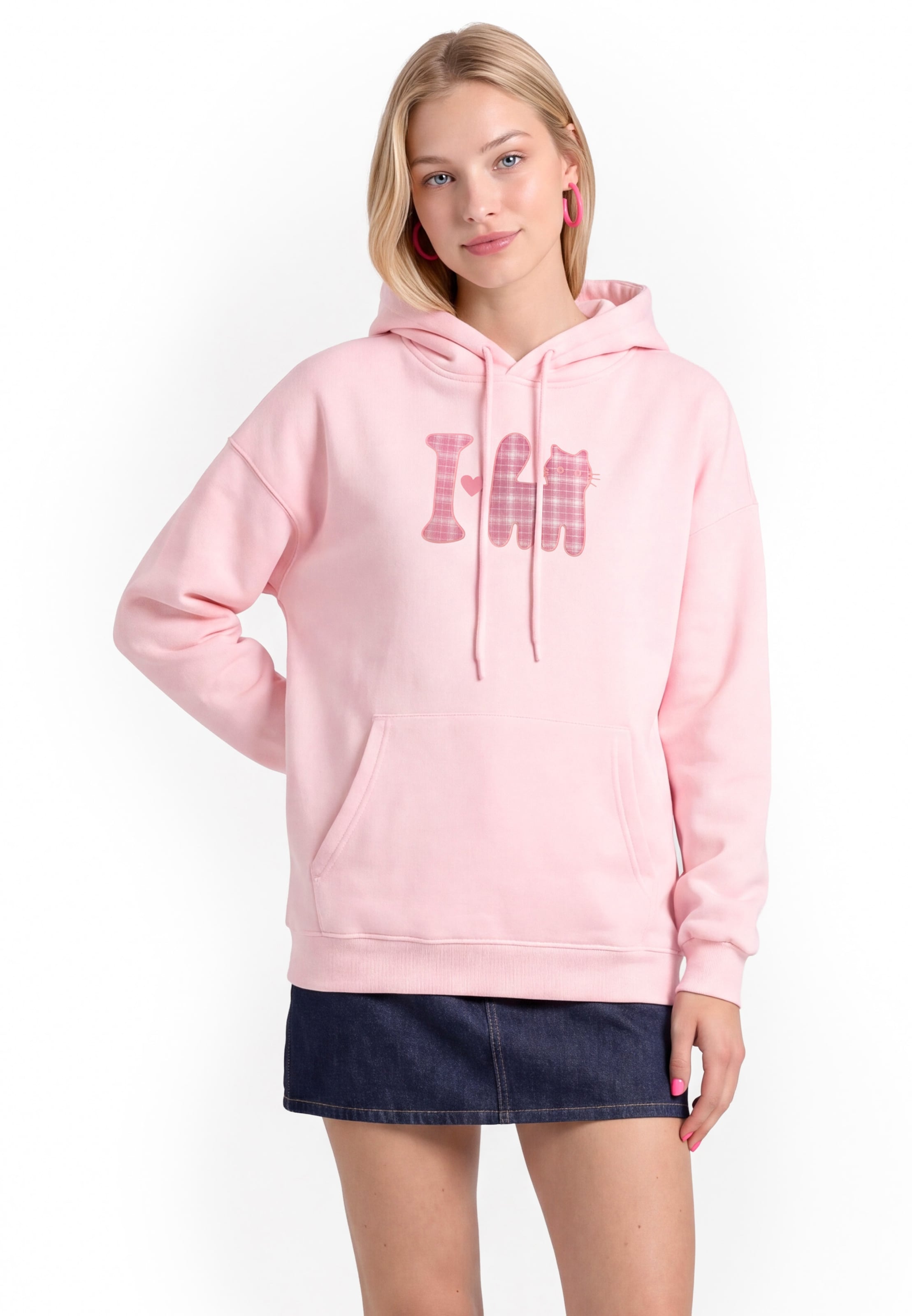 MYMO - Sudadera en rosa: frente