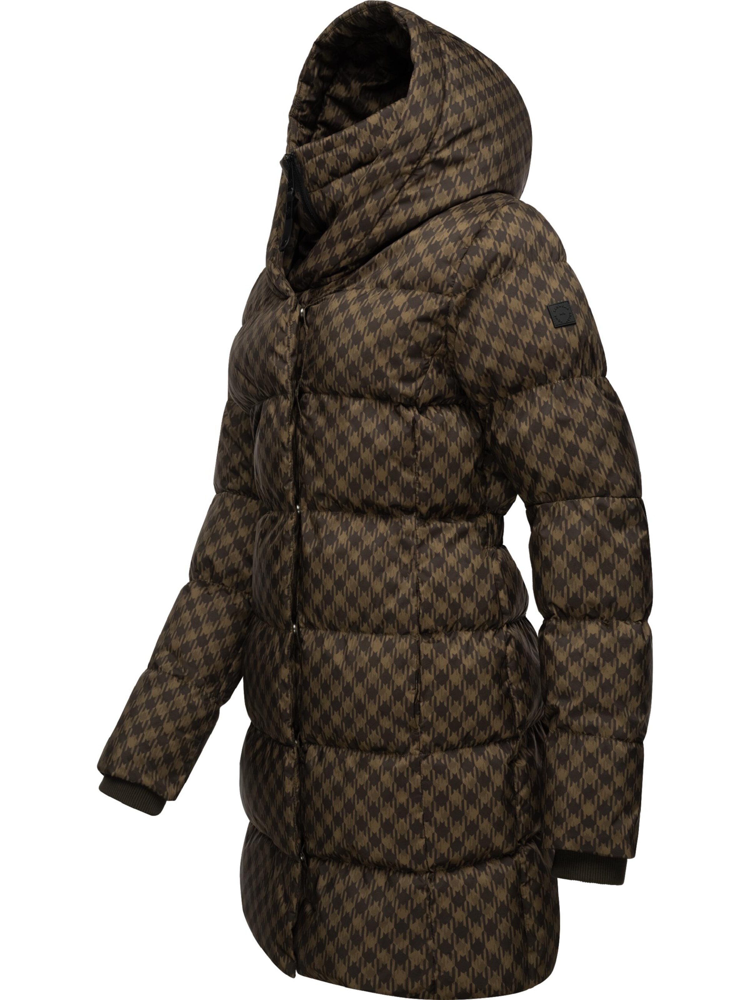 Ragwear Wintermantel 'Niara' in Bruin