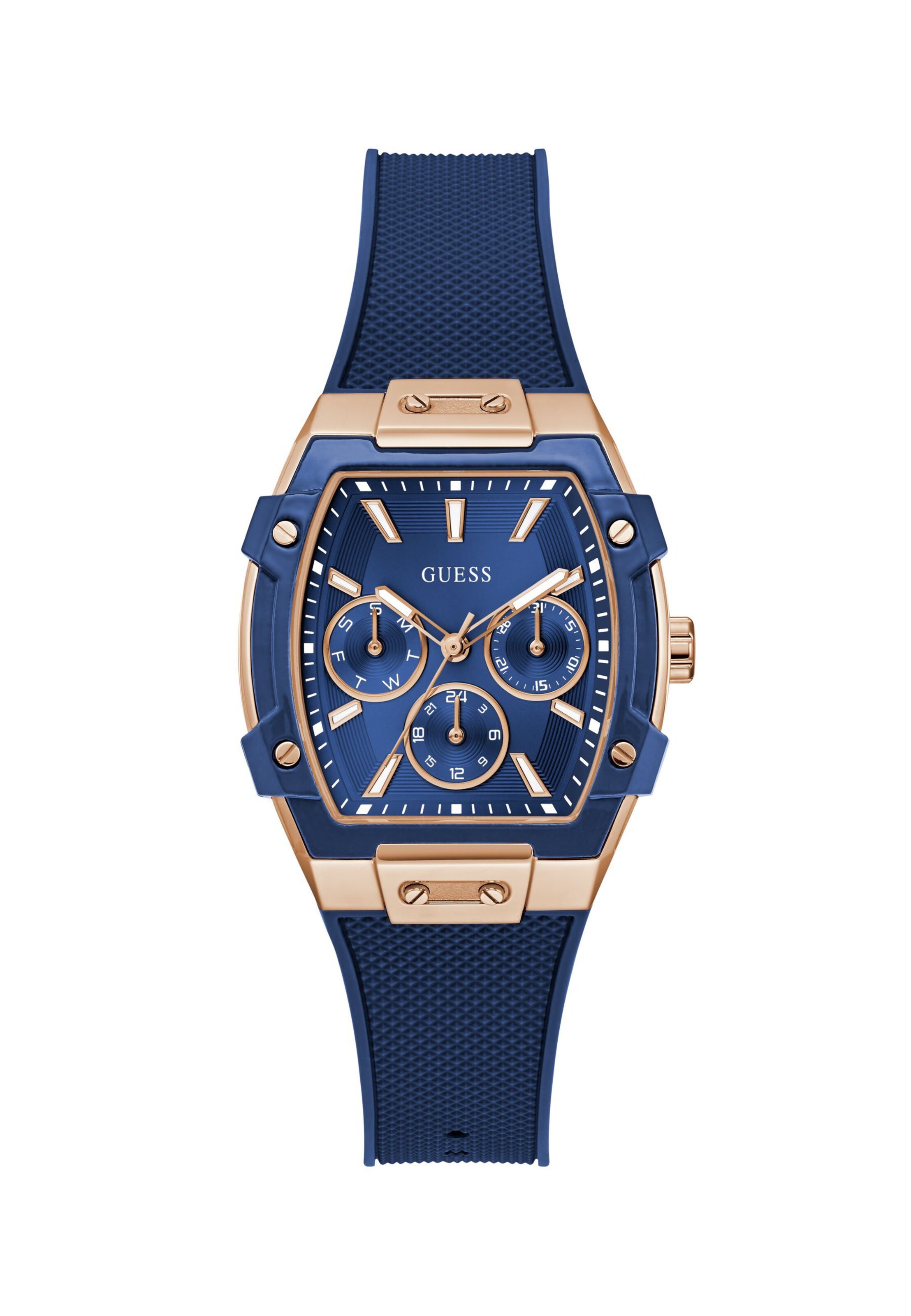 GUESS Analoguhr 'PHOENIX' in Blau