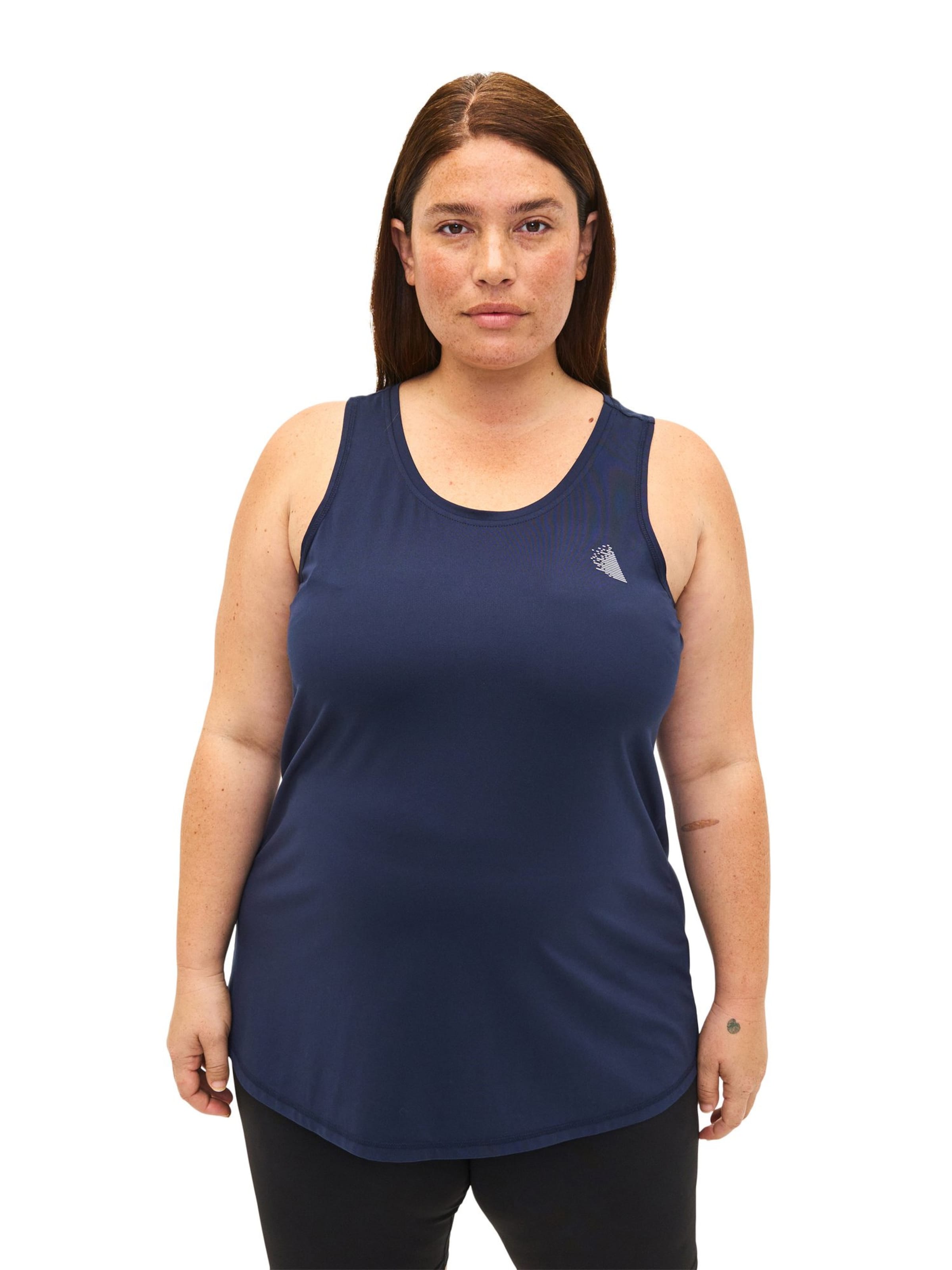 Active by Zizzi Športový top 'ABASIC' - Modrá: predná strana