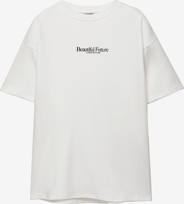 Pull&BearMajica - bijela boja: prednji dio