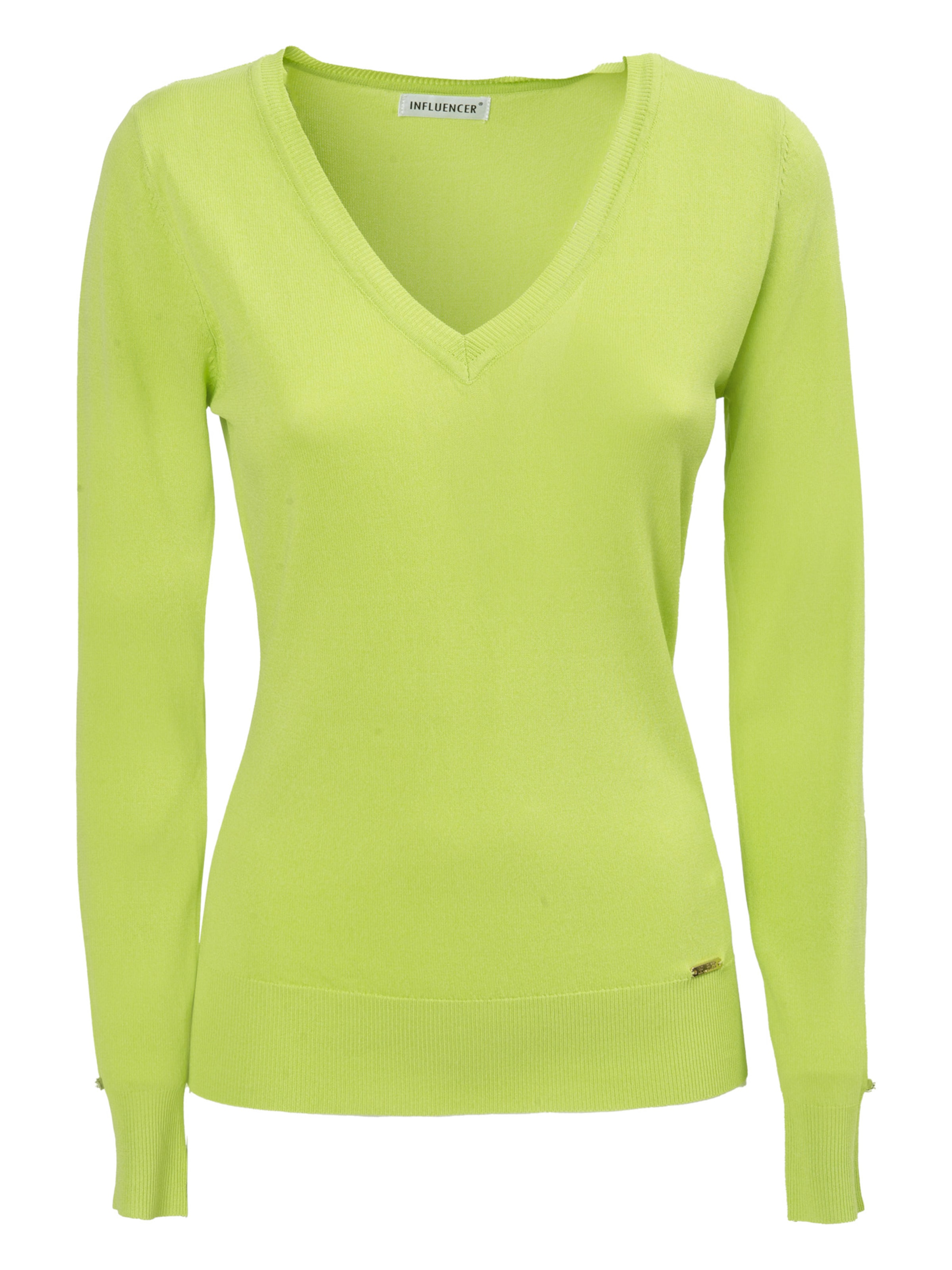 Influencer Sweater in Green: front