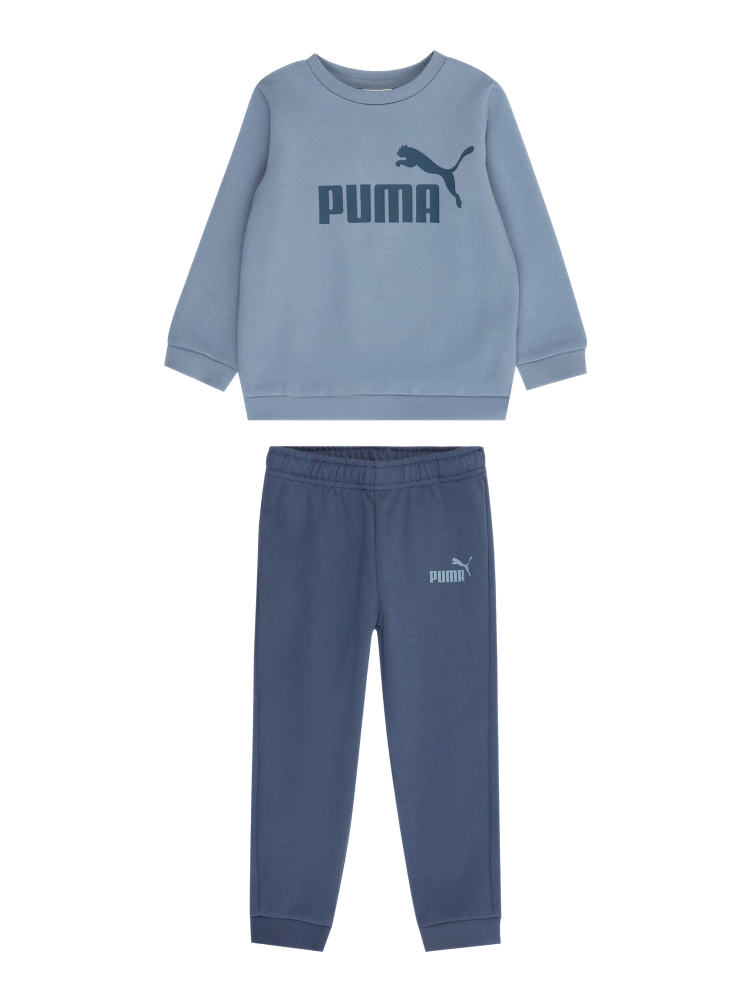 PUMA Jogginganzug 'Essentials' in Blau: Vorderseite