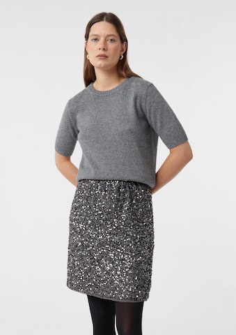 Jupe COMMA en gris : devant