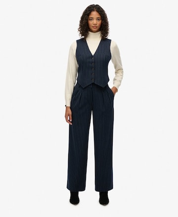 Loosefit Pantalon à pince Superdry en bleu