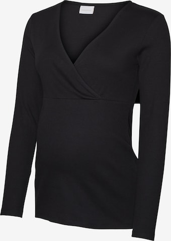 MAMALICIOUS Shirt in Black: front