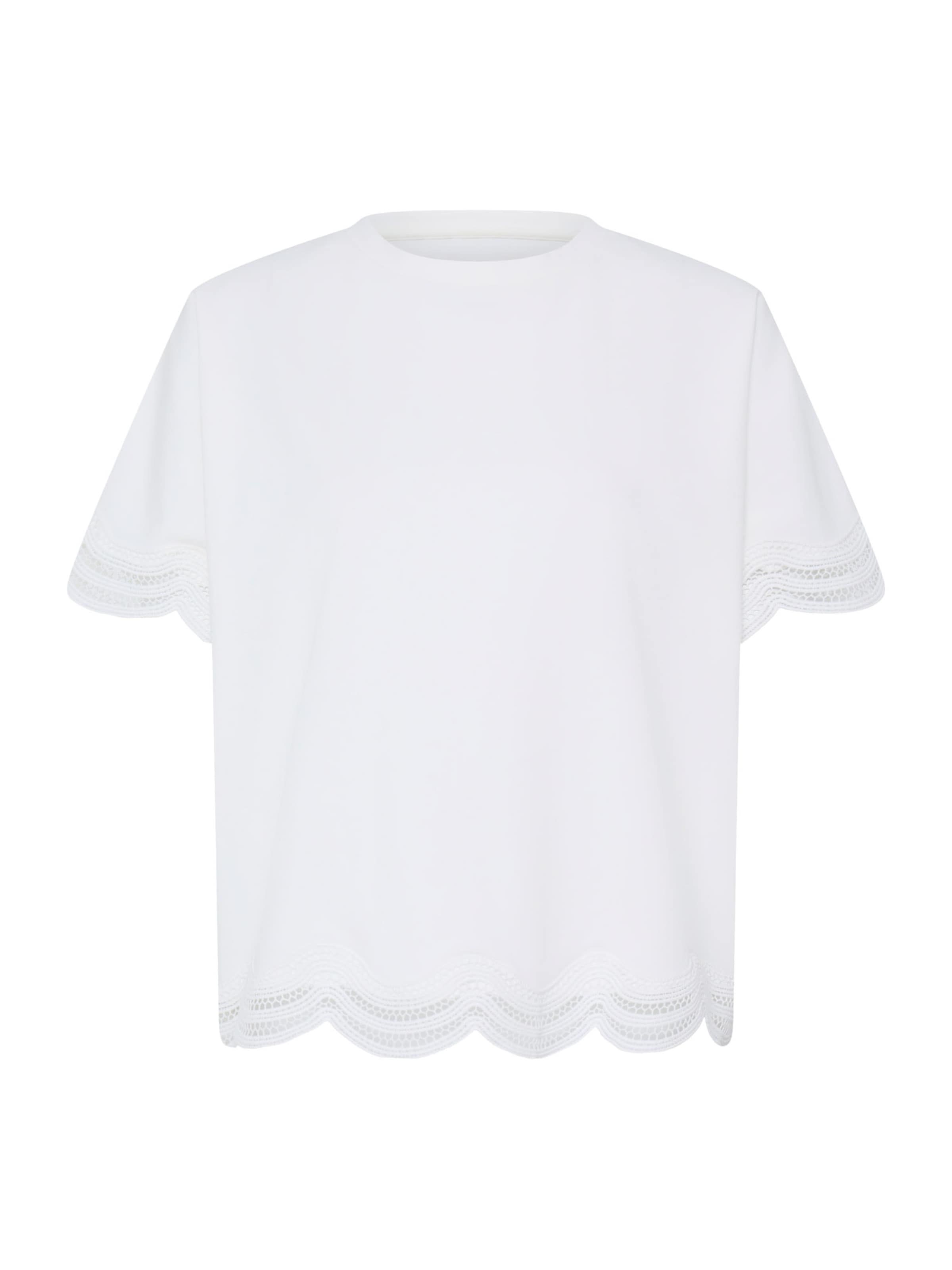 ICHI Tričko 'IHPAOLA' – bílá: přední strana