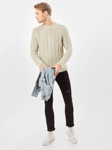 JACK & JONES Skinny Τζιν 'Liam' σε μαύρο