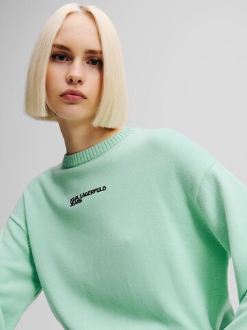 KARL LAGERFELD JEANS Sweter w kolorze zielony