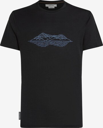 ICEBREAKER Shirt in Schwarz: Vorderseite