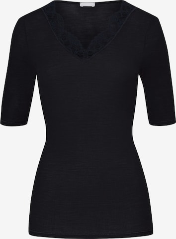 Maillot de corps Hanro en noir : devant