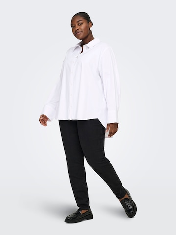 Camicia da donna 'CAROregon' di ONLY Carmakoma in bianco