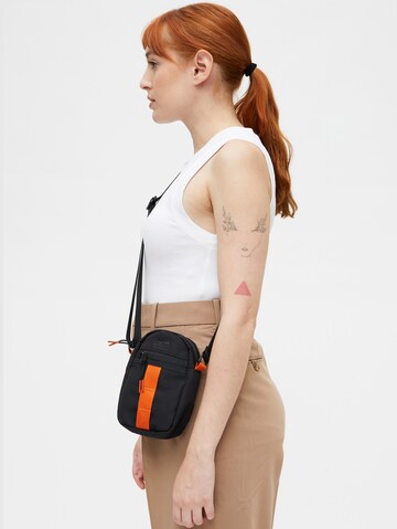 Lefrik Crossbody Bag 'Jan Side' in Black: front