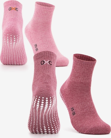 Occulto Socks 'Stopper Madeleine' in Pink