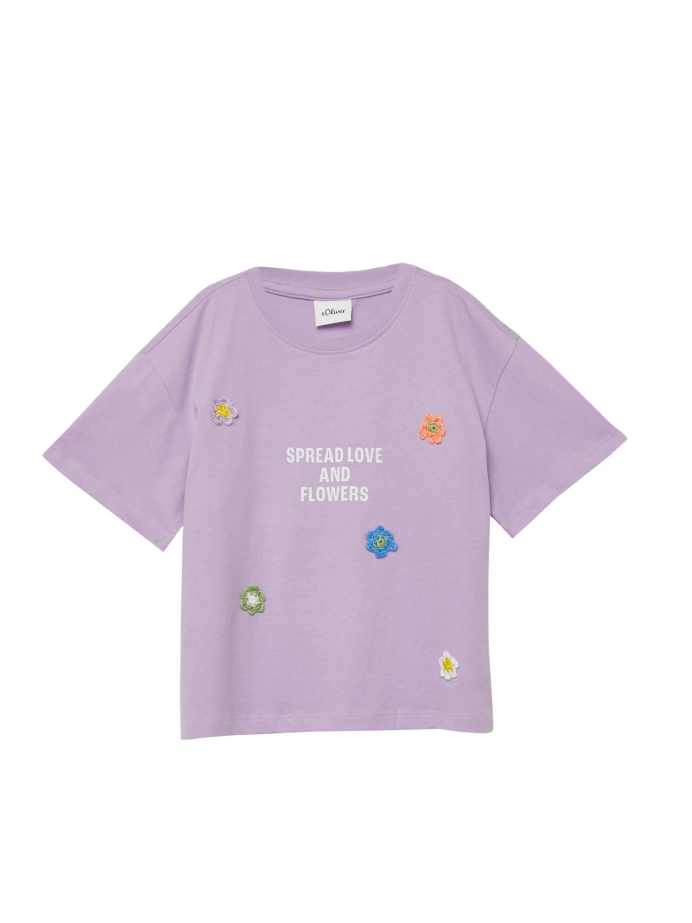 s.Oliver Shirt 's.Oliver - Meisjes t-shirt' in Roze: voorkant