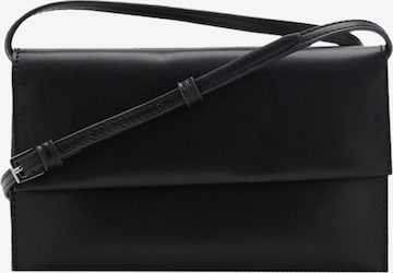 MANGO Torba na ramię 'ACORDEON' w kolorze czarny: przód
