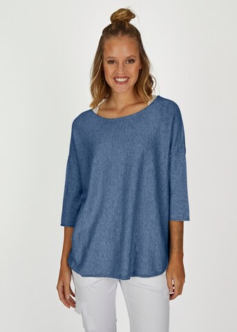 eve in paradise Sweater 'Gala' in Blue: front