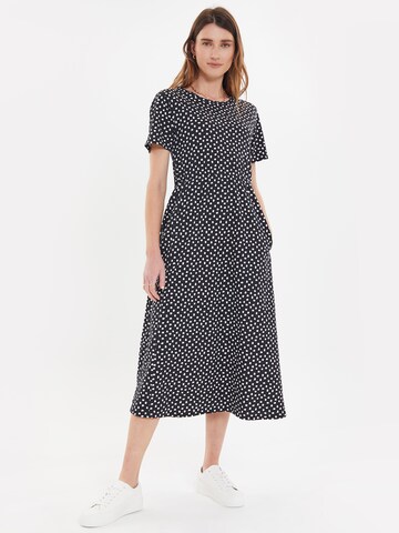 Robe d’été 'Danni' Threadbare en noir : devant