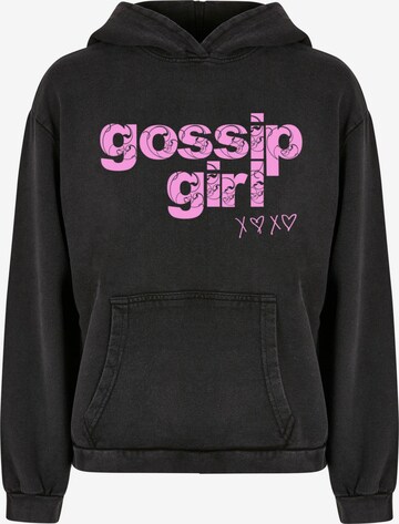 ABSOLUTE CULT Sweatshirt 'Gossip Girl - Swirl' in Zwart: voorkant