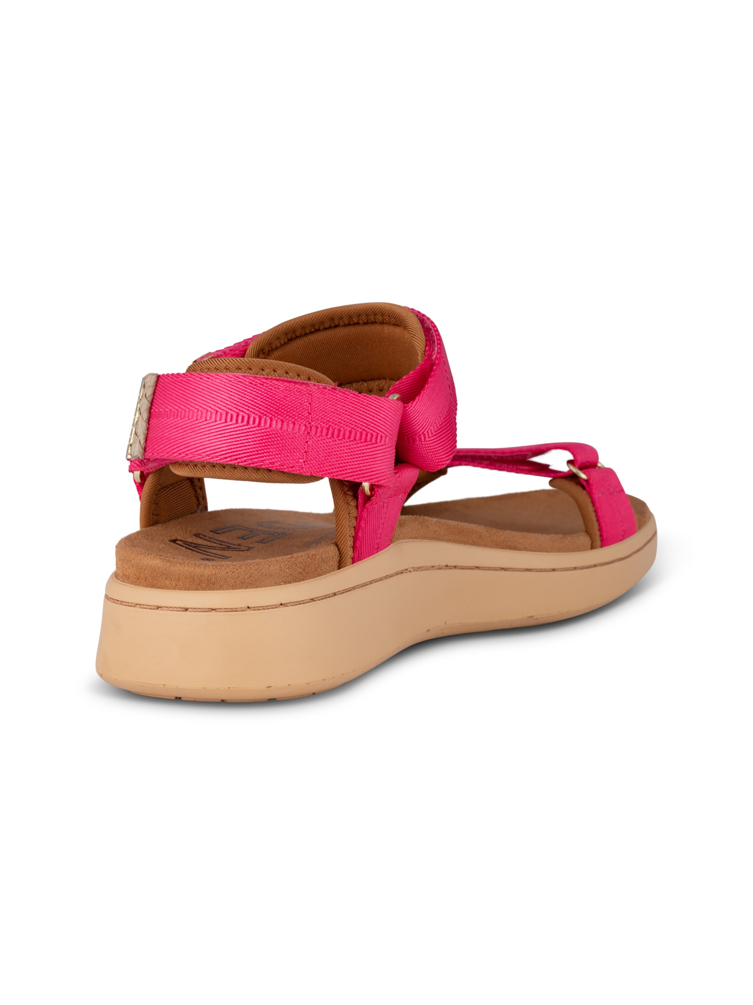 WODEN Sandale 'Line' in Braun