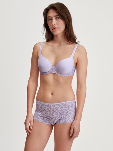 T-shirt Reggiseno 'Natural Comfort Lace' di CALIDA in lilla