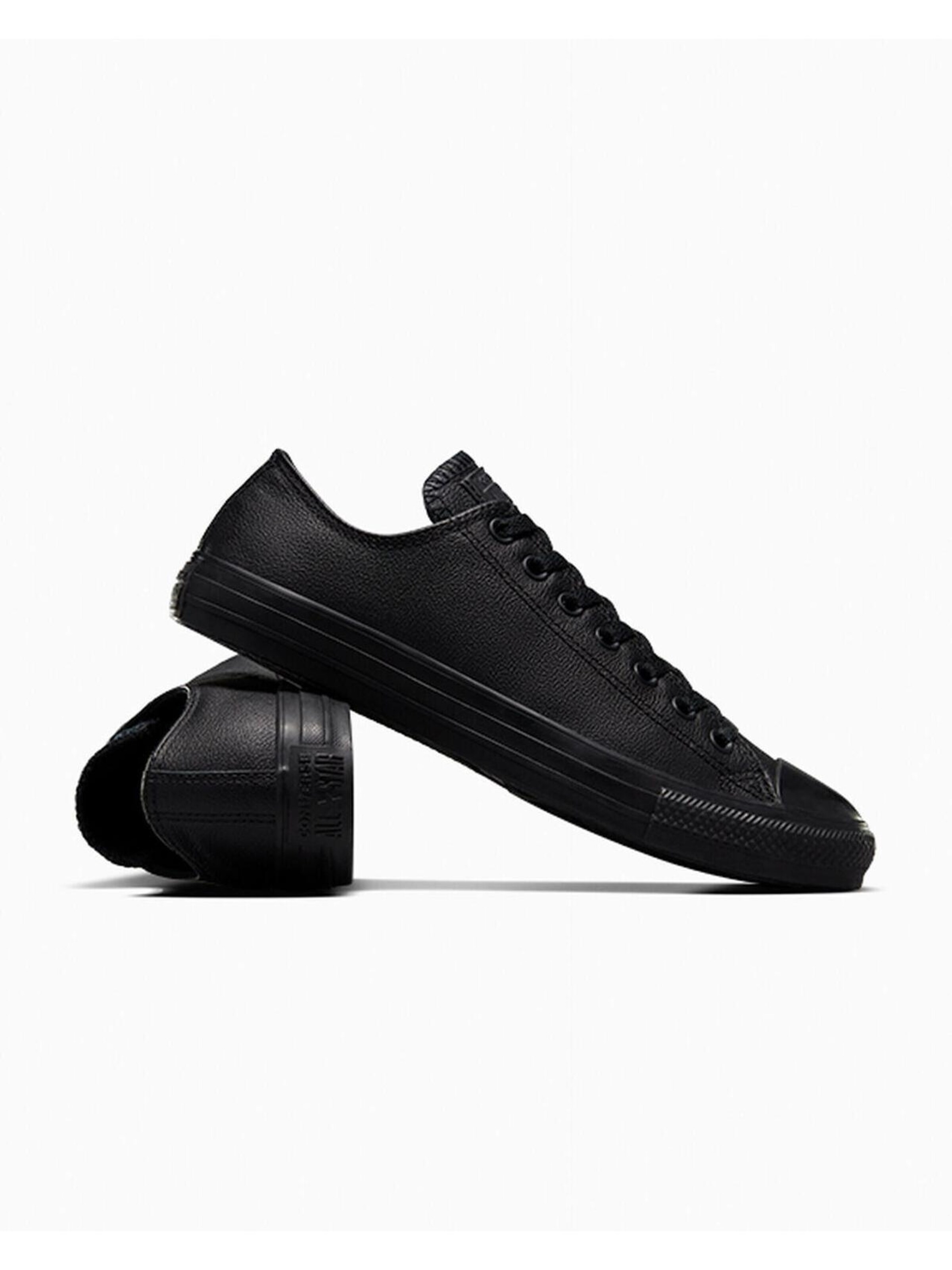 CONVERSE Sneaker low 'Converse Chuck Taylor Ox Leather'‌‌‌‌‌‌‌‌‌ in Schwarz