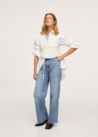 MANGO Wide Leg Jeans 'Casilda' i blå