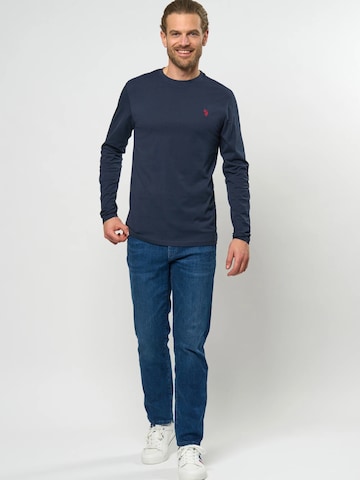 U.S. POLO ASSN. Shirt 'Brolin' in Blauw
