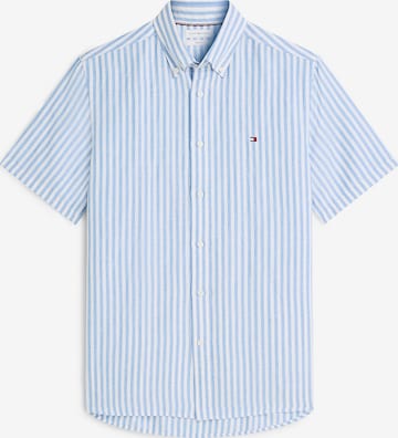 TOMMY HILFIGER Regular Fit Hemd in Blau: Vorderseite