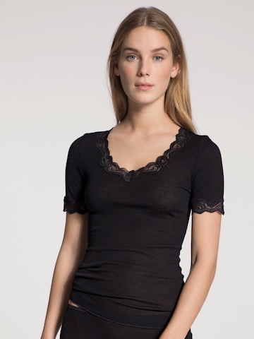 Maglietta intima 'Richesse Lace' di CALIDA in nero