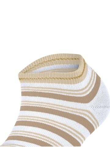 FALKE Ankle Socks 'Smart Stripe' in White