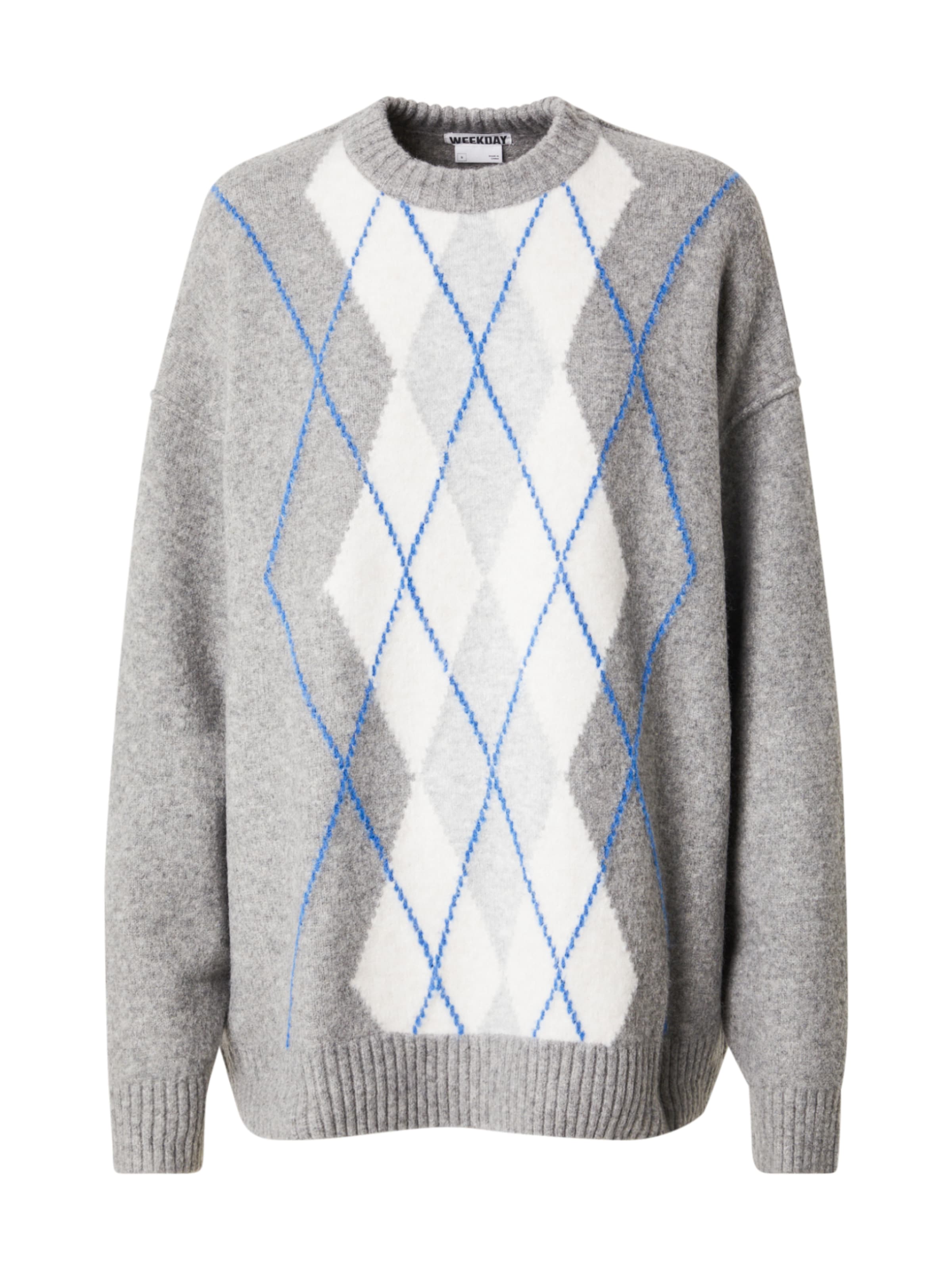 WEEKDAY Свитер 'Jules' в Серый: спереди