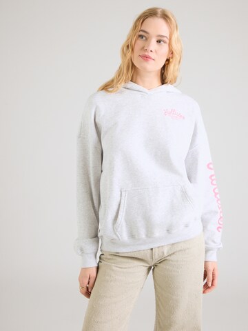 HOLLISTERSweater majica - siva boja: prednji dio