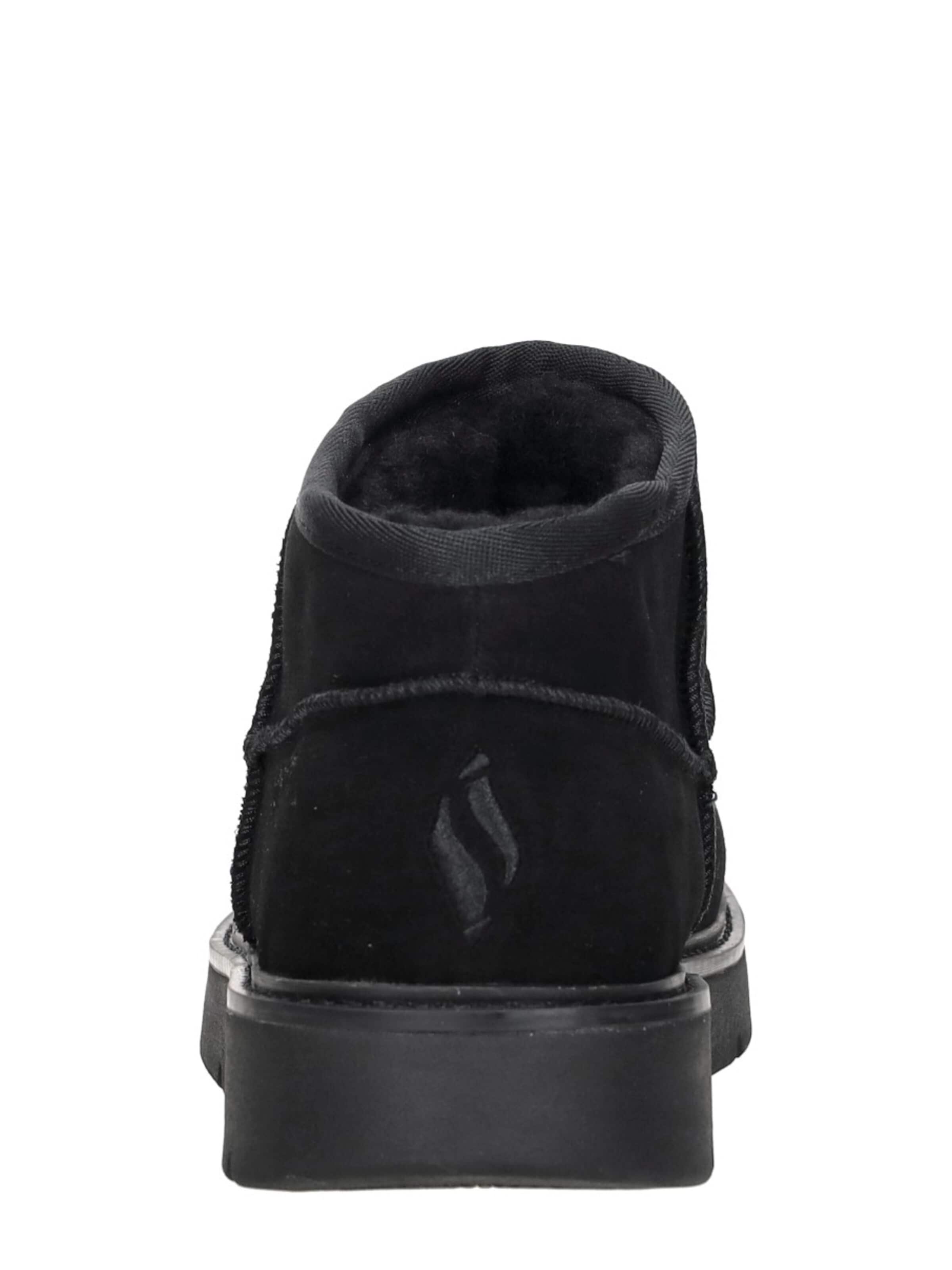 SKECHERS Enkellaarsje 'Keep Street - Cozy Mini' in Zwart