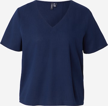 VERO MODA Блуза 'VMMYMILO' в синьо: отпред