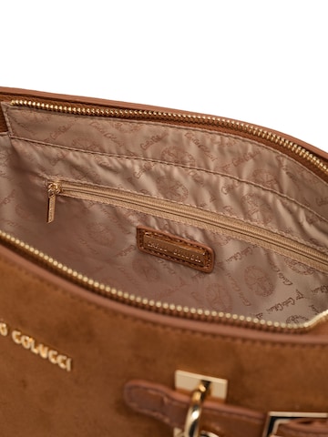 Carlo Colucci Schultertasche 'Fiegl' in Bronze
