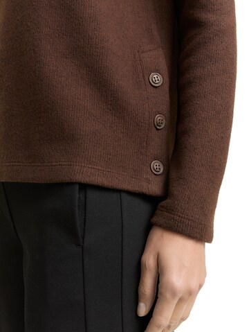 TOM TAILOR Sweatshirt in Brown