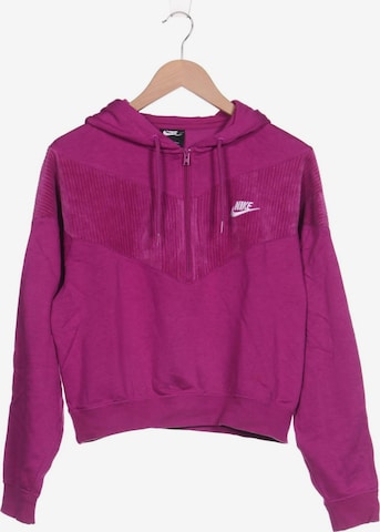 NIKE Kapuzenpullover S in Pink: predná strana