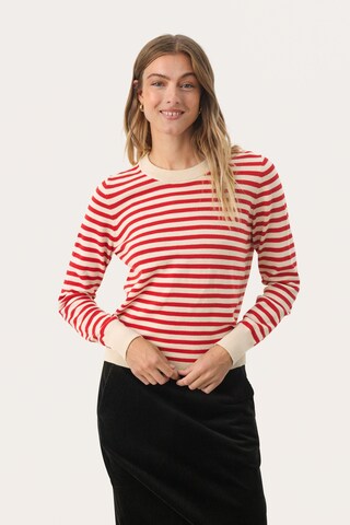 Part Two Pullover 'Gertie' in Rot: Vorderseite