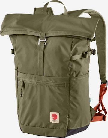 Fjällräven Backpack 'High Coast Foldsack' in Green: front