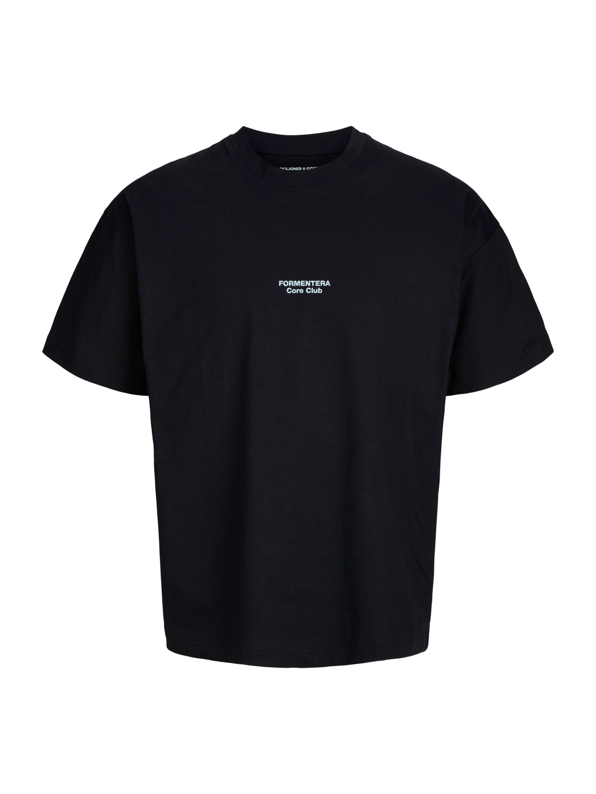 JACK & JONES Shirt 'JCOSOLANA' in Blue denim / Black / Off white, Item view