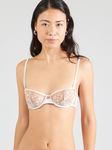 ETAM Balkonetka Biustonosz 'CHAMPETRE' w kolorze biały: przód