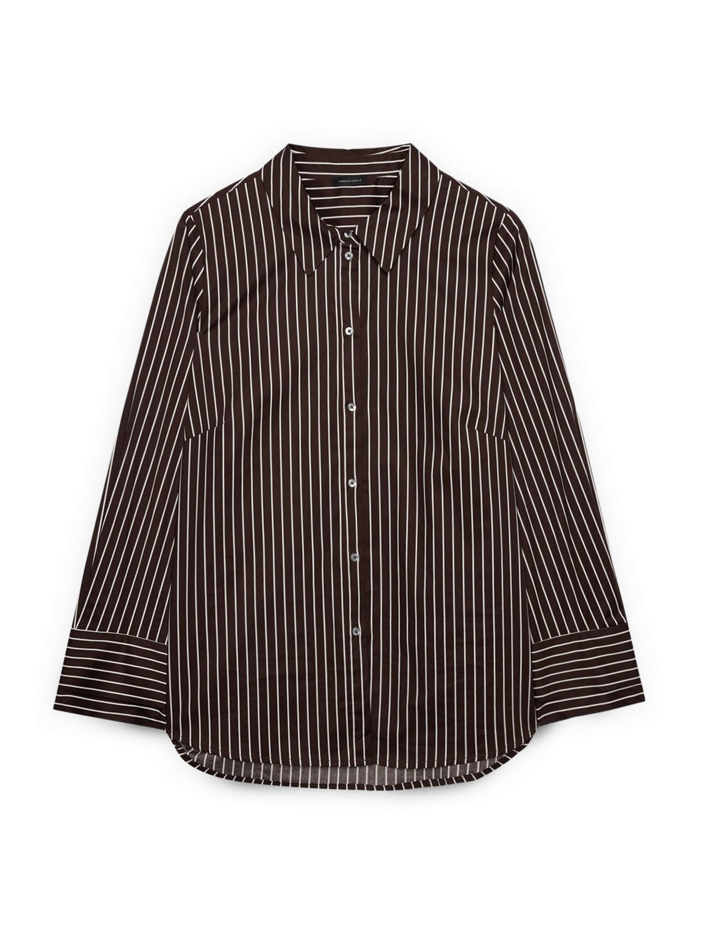 Fiorella Rubino Blouse in Bruin: voorkant