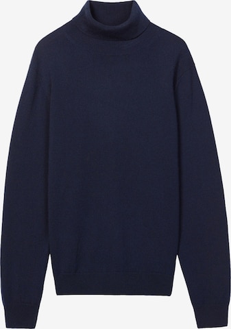 GOBI Cashmere - Jersey 'Men's Essential Turtleneck Cashmere Sweater' en azul: frente