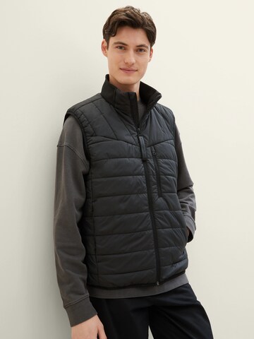 TOM TAILOR DENIM Bodywarmer in Zwart