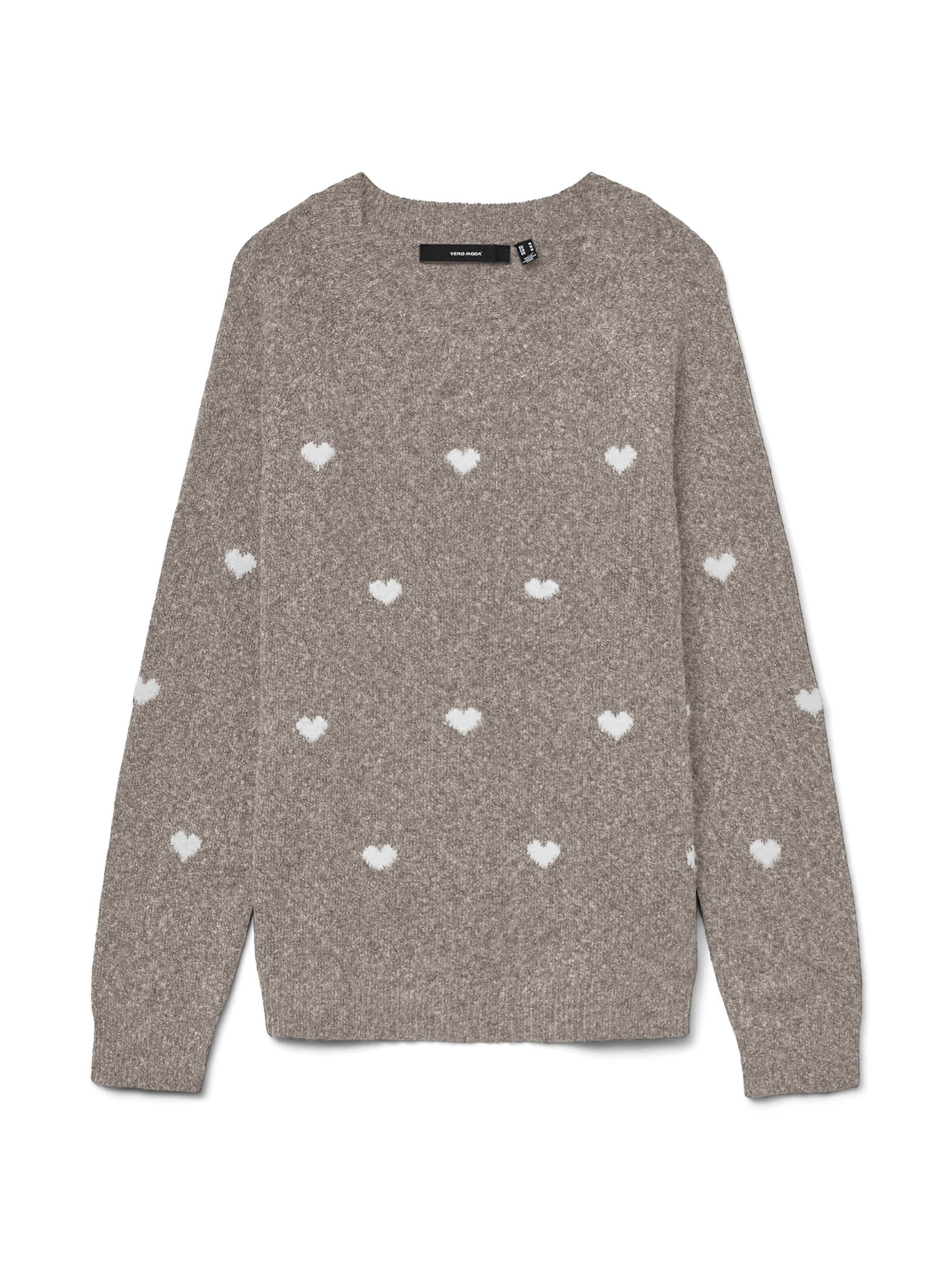 Vero Moda CurvePulover 'VMCDOFFY' - siva boja: prednji dio