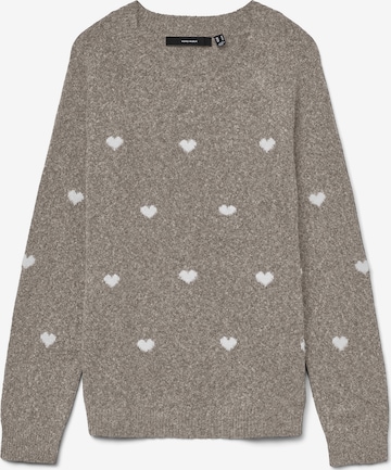 Vero Moda CurvePulover 'VMCDOFFY' - siva boja: prednji dio