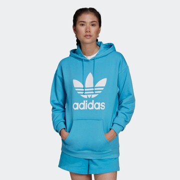 Sweat-shirt 'Trefoil' ADIDAS ORIGINALS en bleu : devant