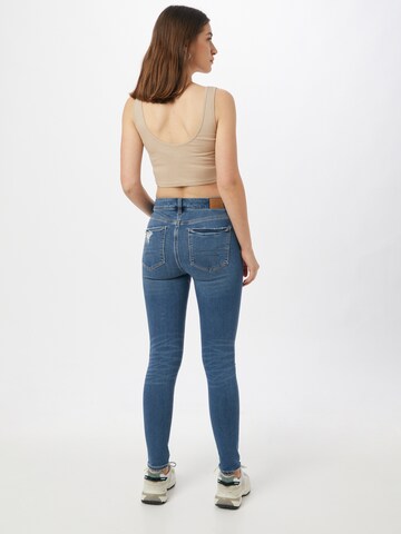 American Eagle Skinny Džíny – modrá