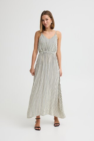 Robe ICHI en bleu : devant